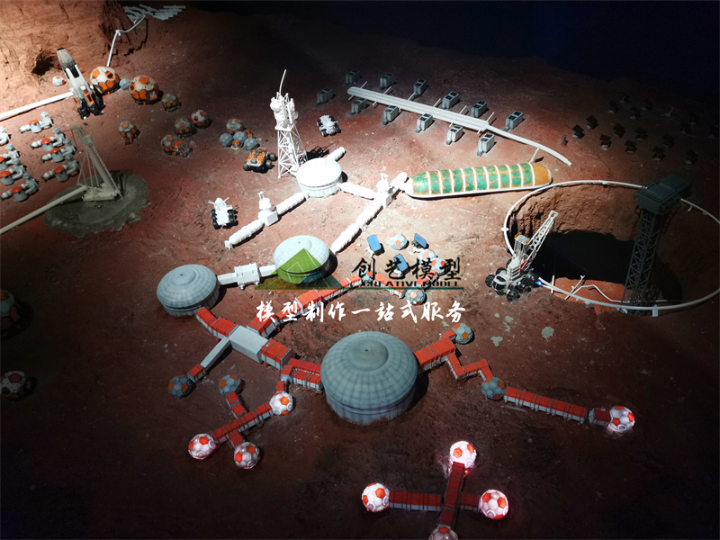 未来火星基地沙盘