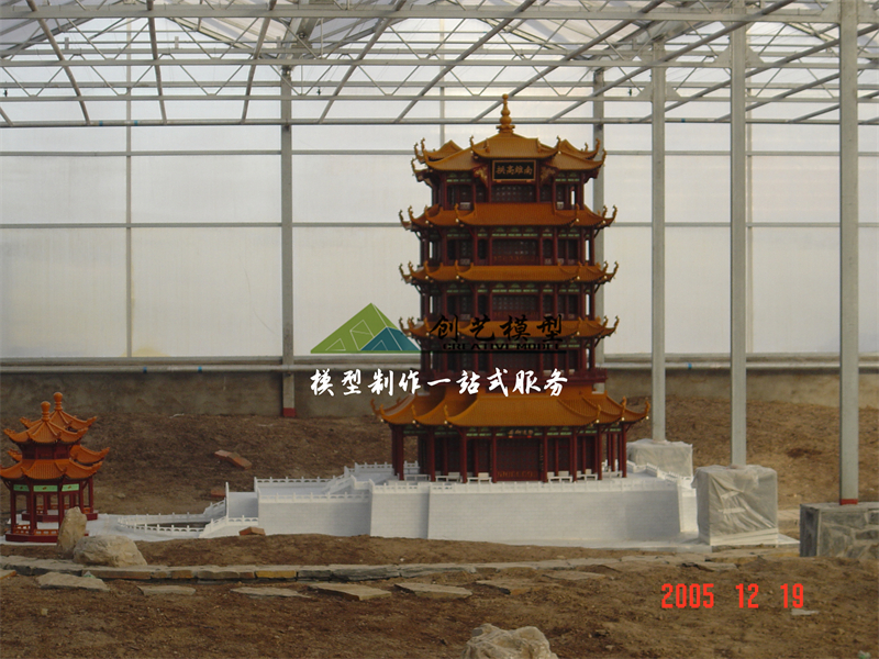 黄鹤楼模型